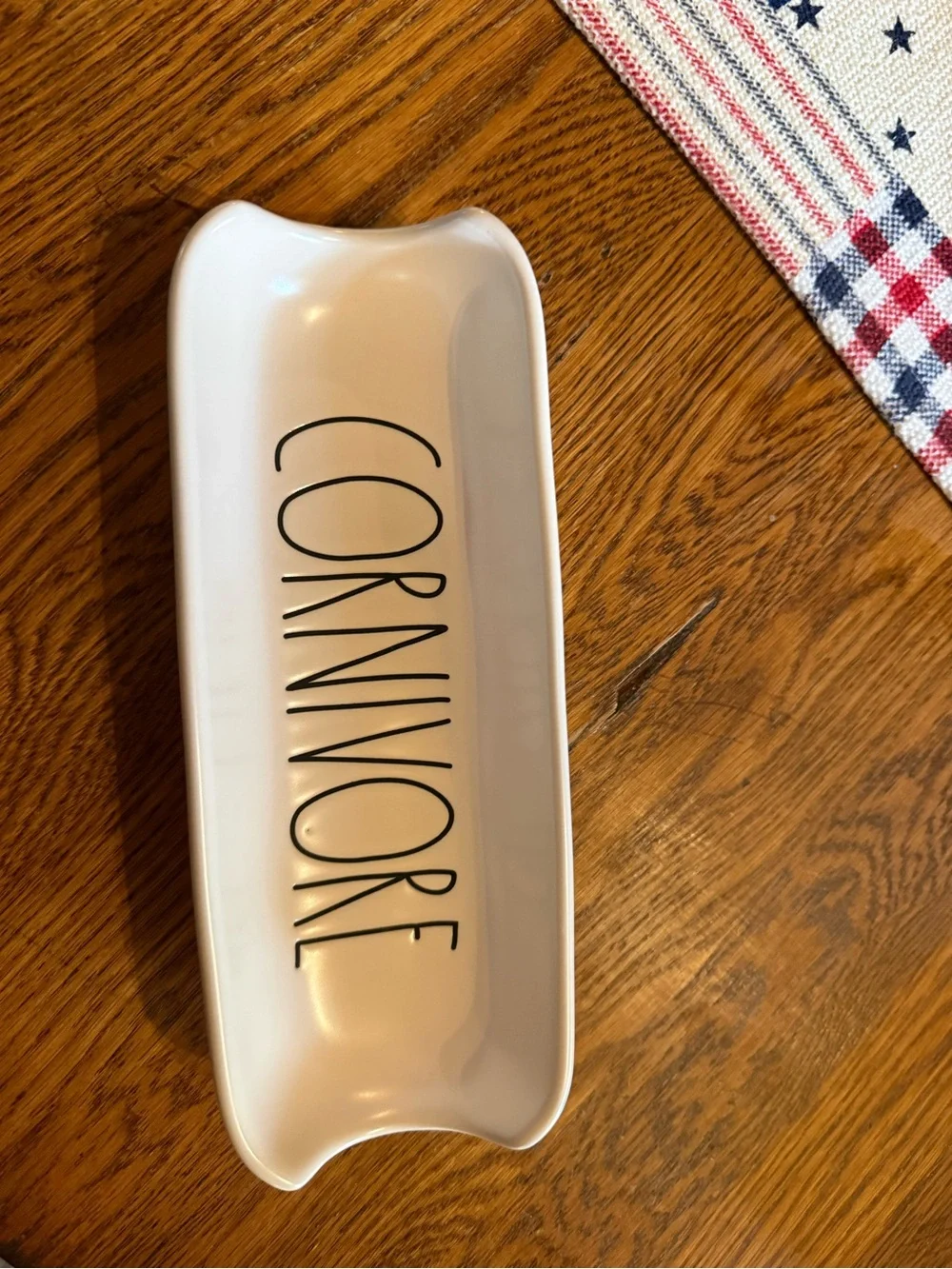 Rae Dunn Set of 4 White Corn Dishes